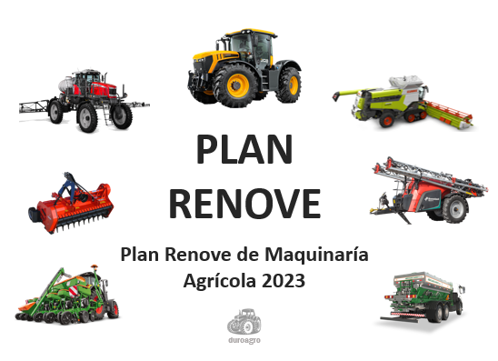 Plan renove de maquinaria agrícola 2023