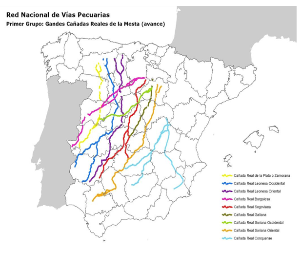 Ganadería trashumante. Sistema trashumante.