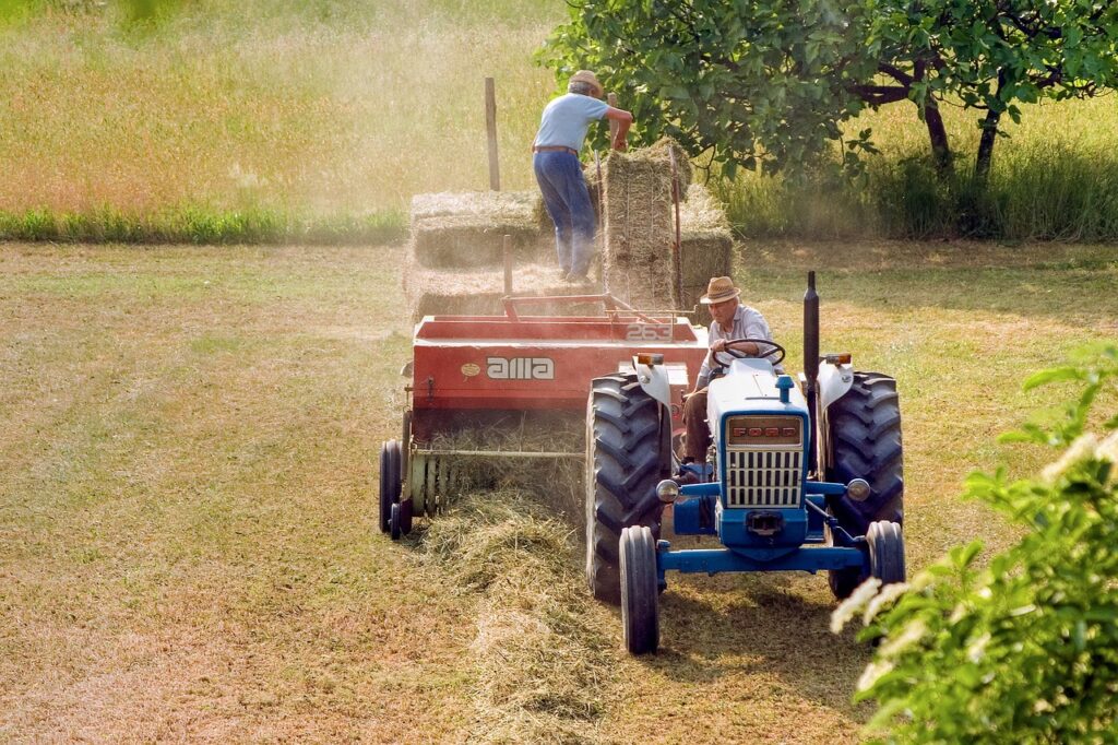 Tractores de más de 40 años. Tractor antiguo marrca Ford